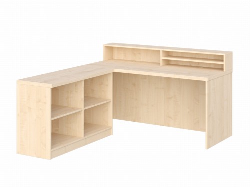 KUJAWIAK PREMIO ZESTAW 30 - Biurko z nadstawką dł. 1600 z komodą Nr 7