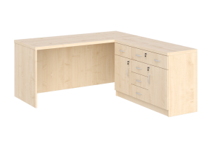 KUJAWIAK PREMIO ZESTAW 24 - Biurko gabinetowe dł. 1800 z komodą Nr 6