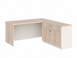 KUJAWIAK PREMIO ZESTAW 26 - Biurko gabinetowe dł. 1800 z komodą Nr 8