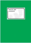 Dziennik Zajęć Przedszkola MEiN-I (całoroczny, godzinowy) Zielony
