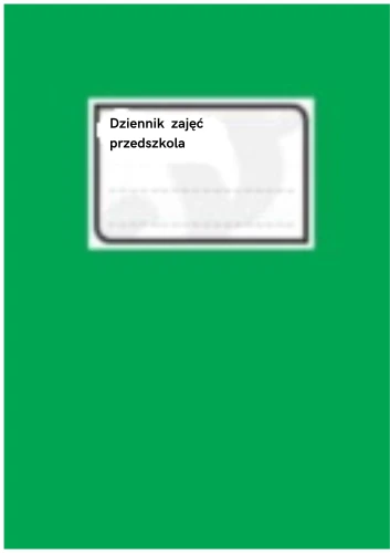Dziennik Zajęć Przedszkola MEiN-I (całoroczny, godzinowy) Zielony