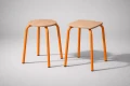 Taboret szkolny siedzisko KWADRATOWE ze sklejki nr 4,5,6,7