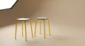 Taboret szkolny siedzisko KWADRATOWE Compact HPL  nr 4,5,6,7