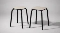 Taboret szkolny siedzisko KWADRATOWE Compact HPL  nr 4,5,6,7