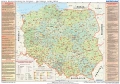 Mapa krajoznawcza Polski- historia i kultura / przyroda - dwustronna mapa ścienna