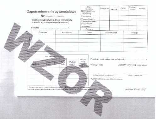 Zapotrzebowanie żywnościowe