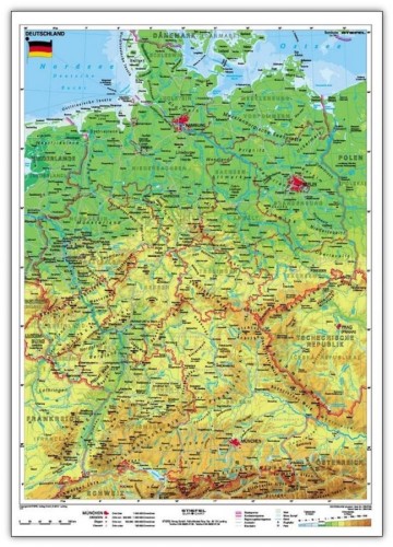 Niemcy fizyczne konturowe