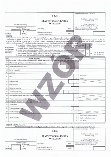 Statystyczna karta wypadku