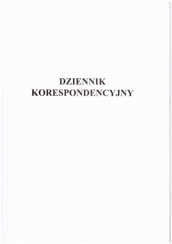 Dziennik korespondencyjny 200k