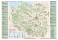 Mapa krajoznawcza Polski- historia i kultura / przyroda - dwustronna mapa ścienna