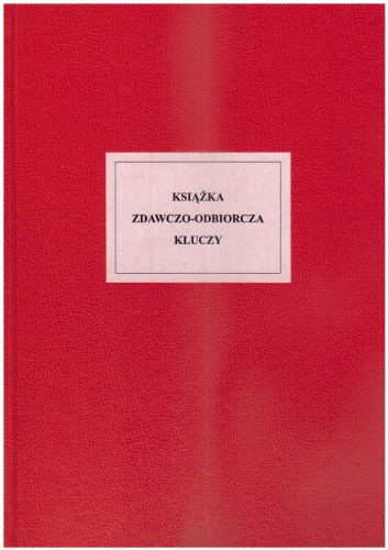 Książka zdawczo-odbiorcza kluczy