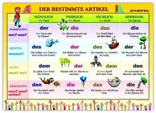 Der Bestimmte Artikel (rodzajnik określony rzeczownika)