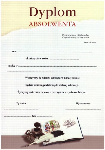 Dyplom absolwenta