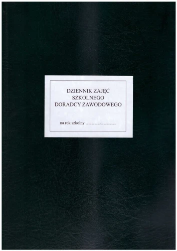 Dziennik zajęć szkolnego doradcy zawodowego