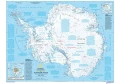 Antarktyda - mapa fizyczna