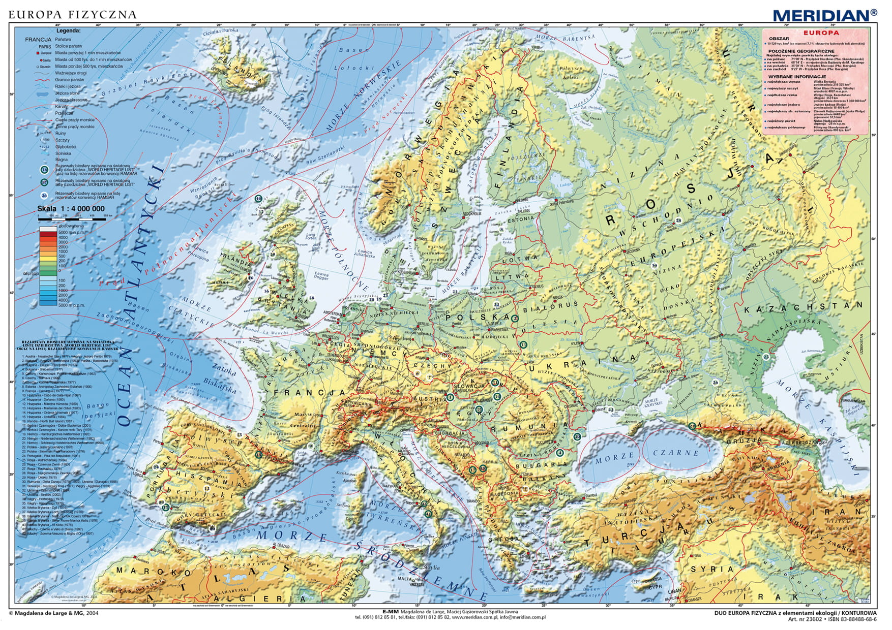 Mapa Krajobrazowa Europy Mapa cienna Sklep Internetowy Edulex Mapa Krajobrazowa Europy Mapa cienna Sklep Internetowy Edulex