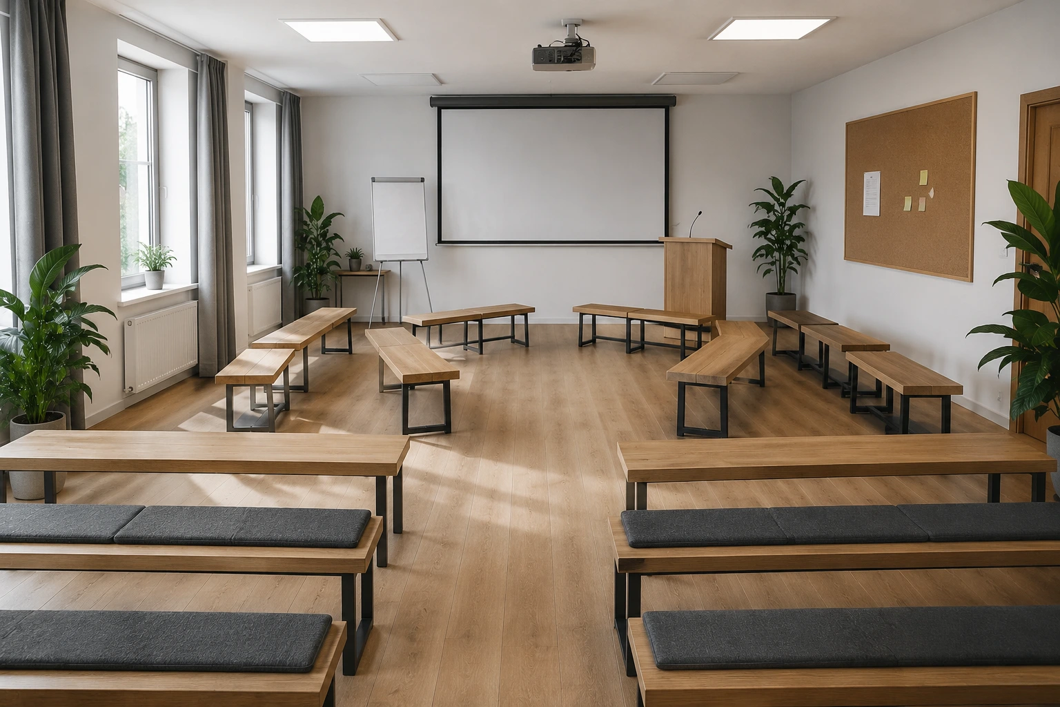 Jak zaplanować ustawienie ławek w małej sali, by zyskać więcej miejsca i lepszą komunikację?
